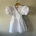 Sister Jane Maria Jacquard Wrap Dress in Pearled Ivory Size Large / US 10 NWOT