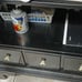 Authentic Black Ethan Allen console ches