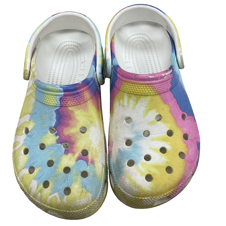 Crocs Tie Dyed Shoes Size 7 M - 9 W, SKU 1448
