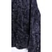 VTG Charcoal Paisley Velvet Crop Top - Small B20006