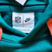 Miami Dolphins NIKE Hoodie Vintage Throwback Logo Club Tri-Blend Pullover