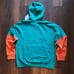 Miami Dolphins NIKE Hoodie Vintage Throwback Logo Club Tri-Blend Pullover