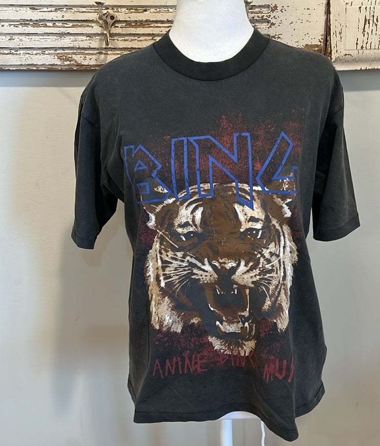 専門ショップ BING ANINE Tiger S size Gray Shirt Tee トップス