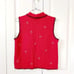 Rustic Snowman Zip Sweater Vest size Petite Small Breckenridge Christmas