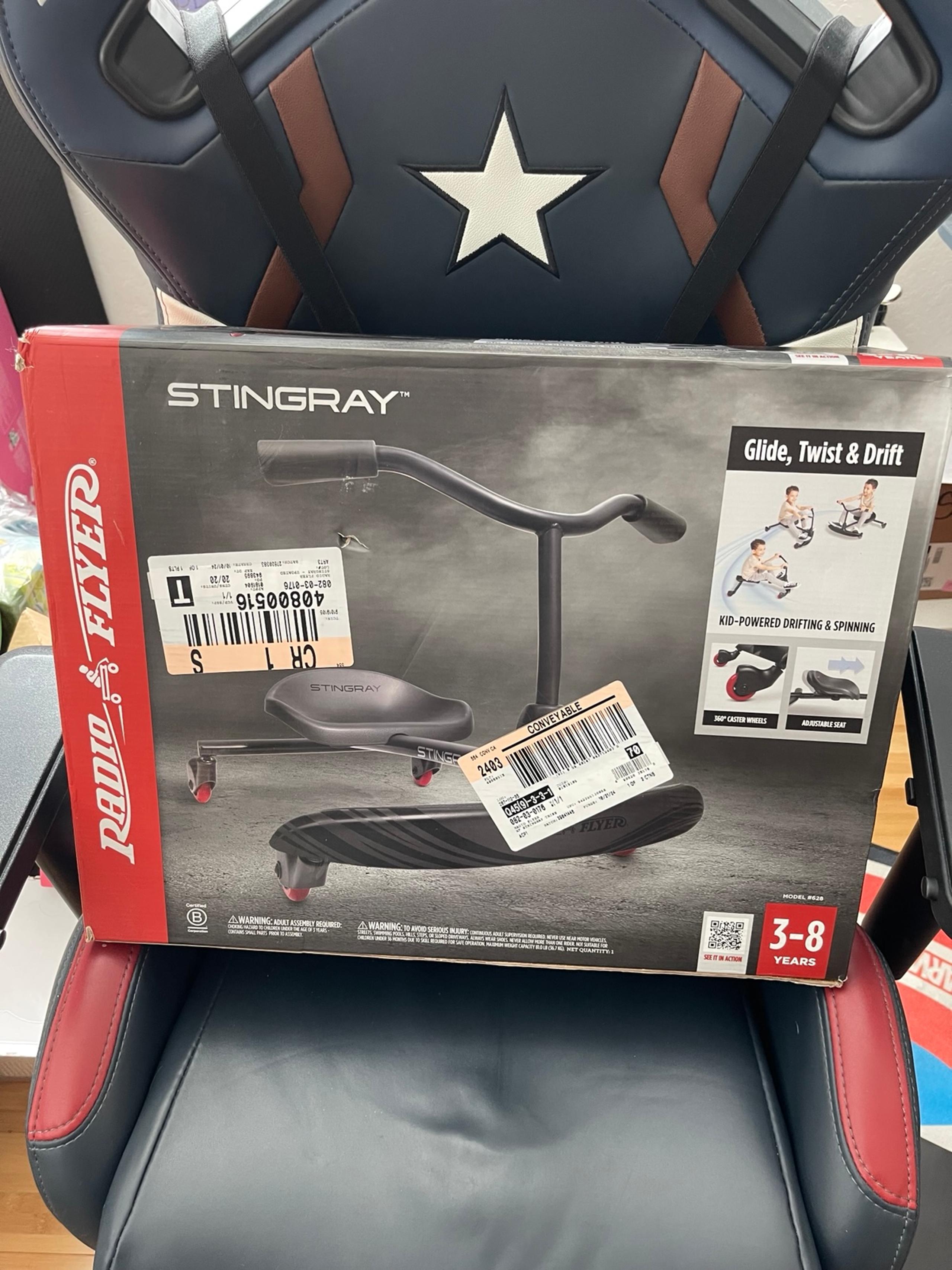Radio Flyer Stingray Ride-on, Kid-Powered Drifting & Spinning - New & Sealed