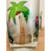 Set 4 Culver Frosted Glasses Flamingo On Vespa Scooter Palm Tree Old Fashion