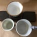 Chinese vintage porcelain tea cups collection