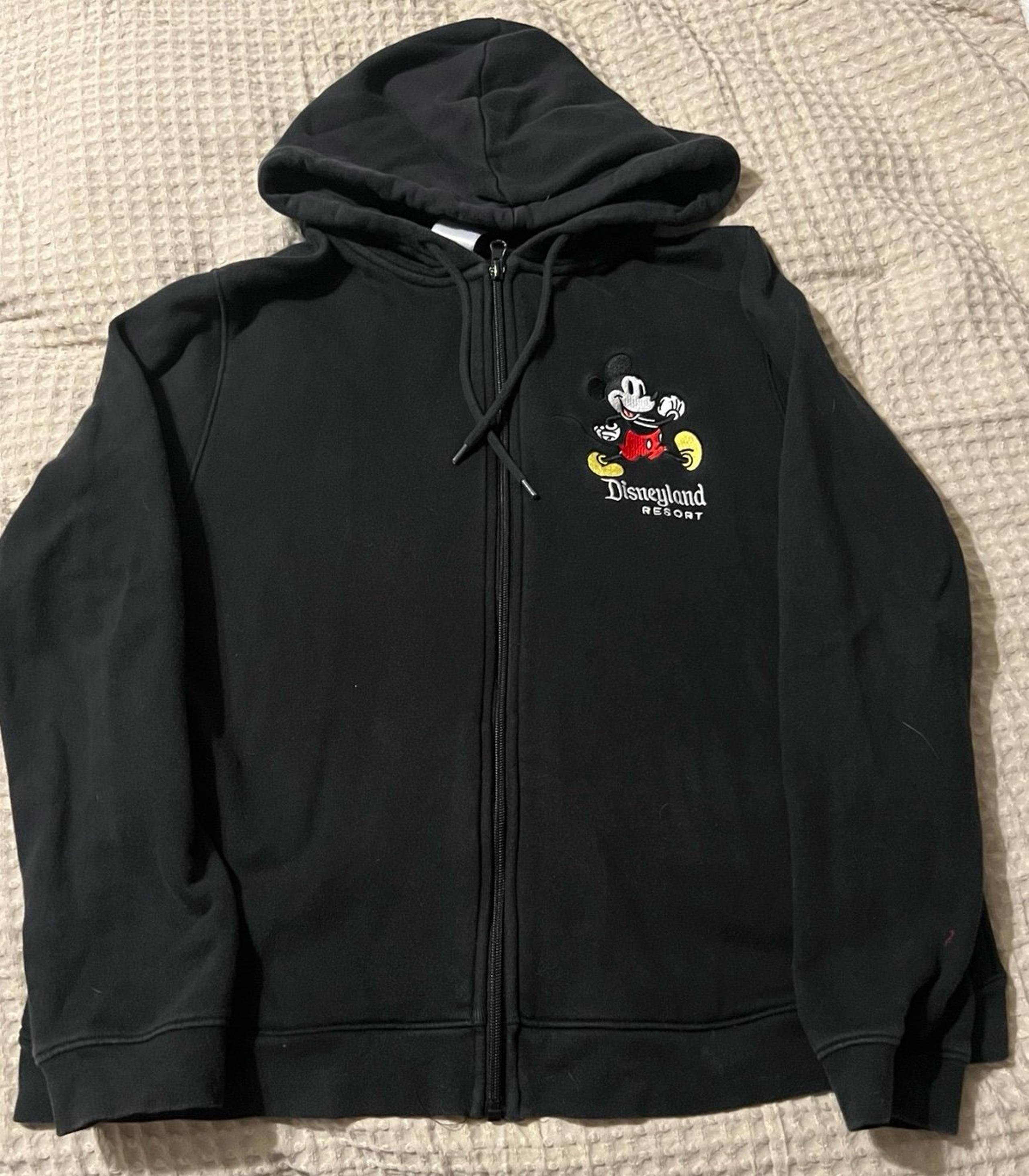 Black Disneyland Zip Up Sweater Jacket & Brown Bundle
