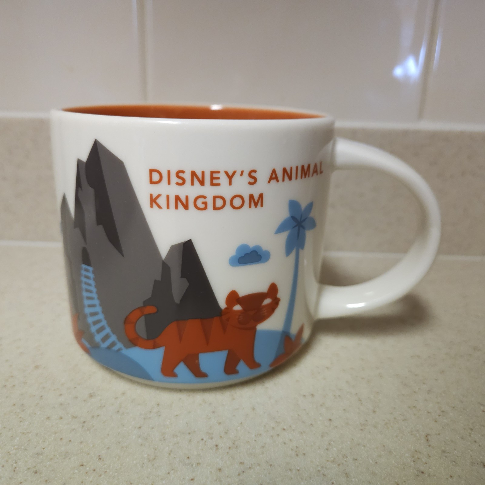 DISNEY Parks x Starbucks - You are here series Mug - Animal Kingdom Orange