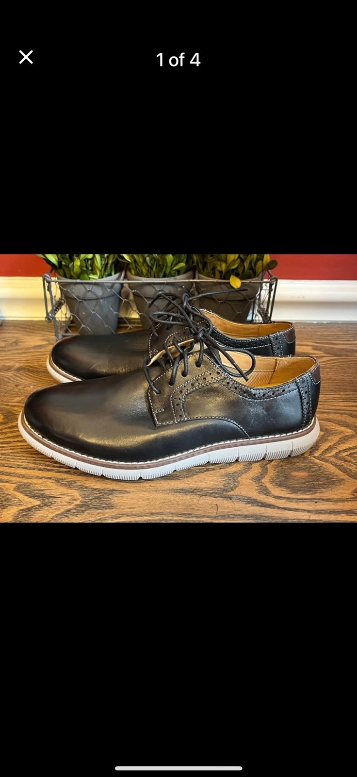 Johnston & Murphy boy’s leather shoes sz 3.5