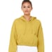 ALO Yoga Sweatshirt At Ease Hoodie Neon Shock Yellow Oversized Sleeve Pocket