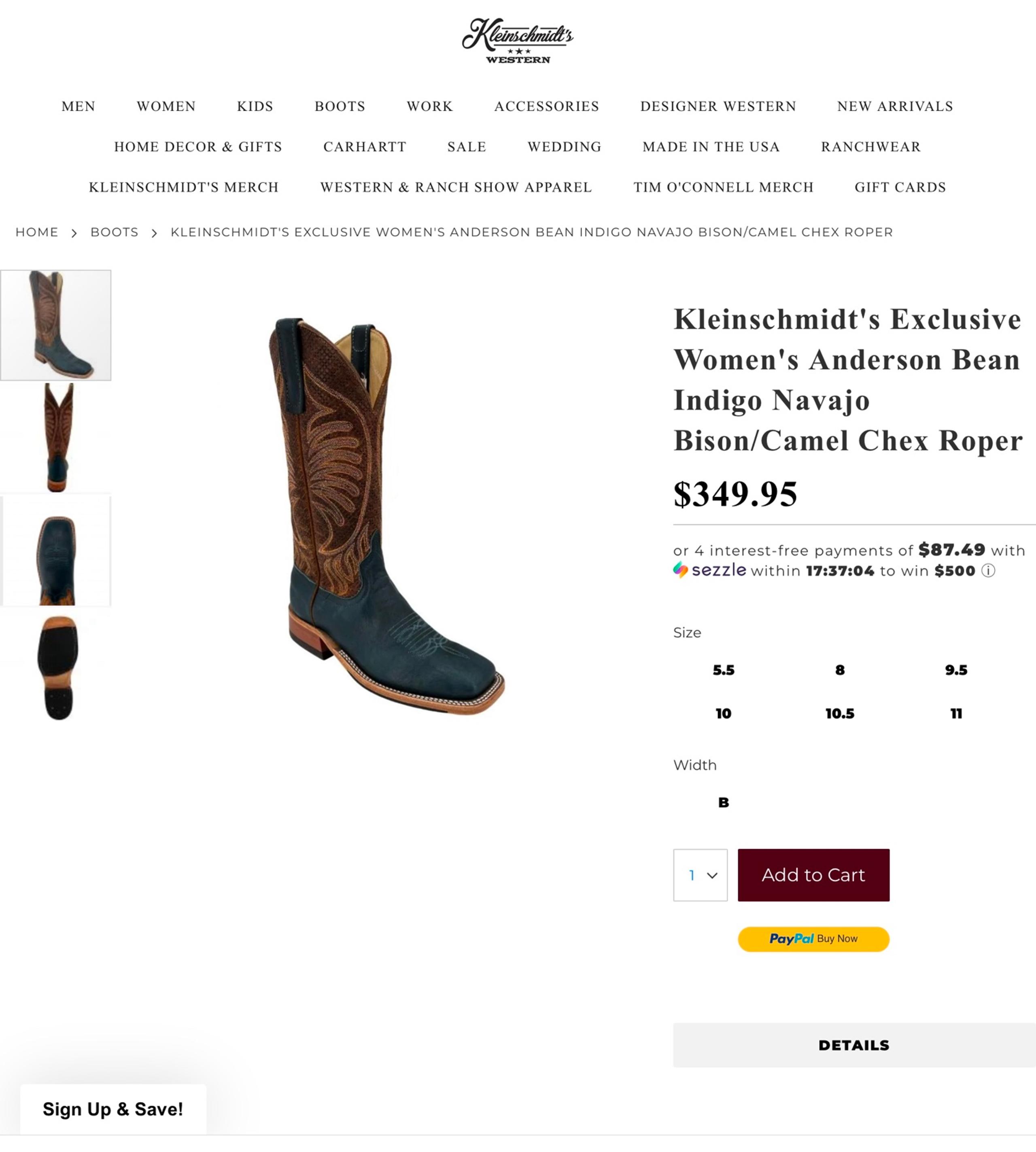 Anderson Bean women’s boots