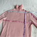 Garnet Hill Cashmere Pink Turtleneck Long Sleeve Sweater XS