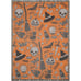 Halloween Woven Blanket 37x52 witch pumpkin decor cute goth bat cat ouija eye