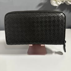 Bottega Veneta Intrecciato Zip Around Wallet