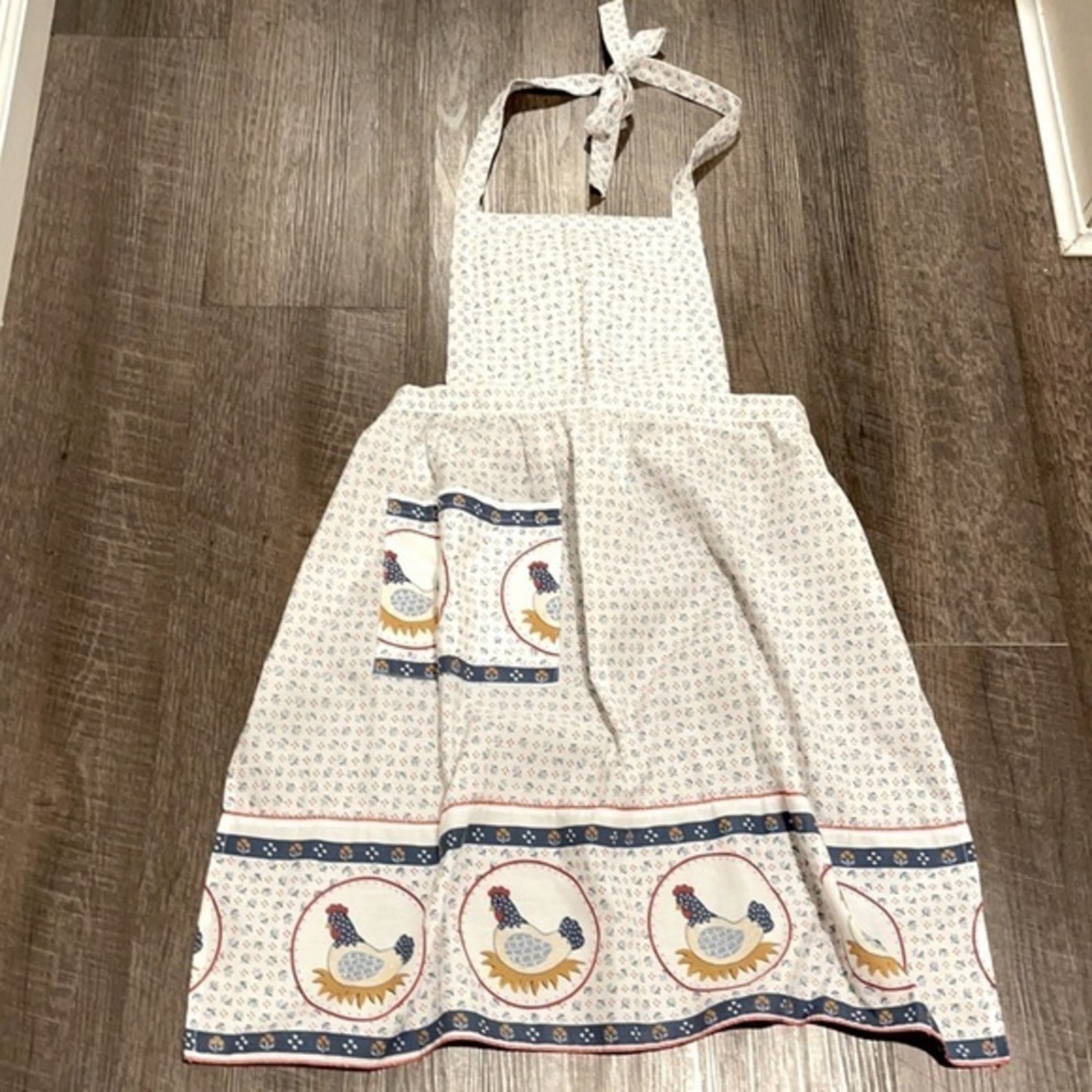 Vintage Chicken print Apron