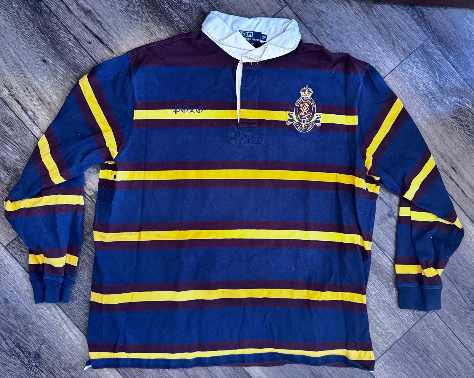 Vintage Polo Ralph Lauren Rugby Long Sleeve