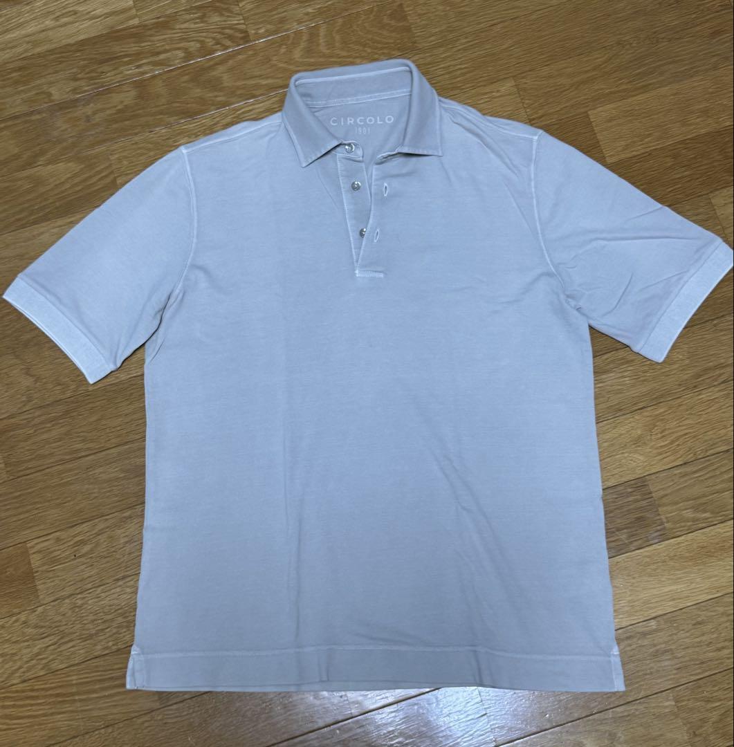 Brand new! CIRCOLO 1901 Greige high-quality polo shirt, size XL
