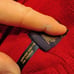 Women's large red Polo 3 button mock neck sweater durable perfect red sweater