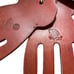 TropEco Hawaii Monkeypod Hardwood Cheese Cutting Board & Matching Salad Tossers