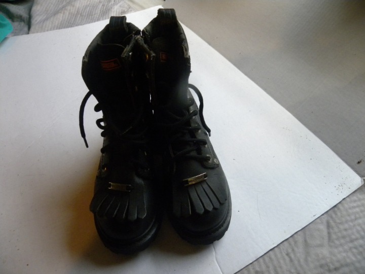 HARLEY DAVIDSON WORK BOOTS (SIZE 5)