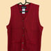 red ribbed vintage 90s knit vest top