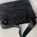 Badgley Mischka black cow leather large hobo shoulder bag