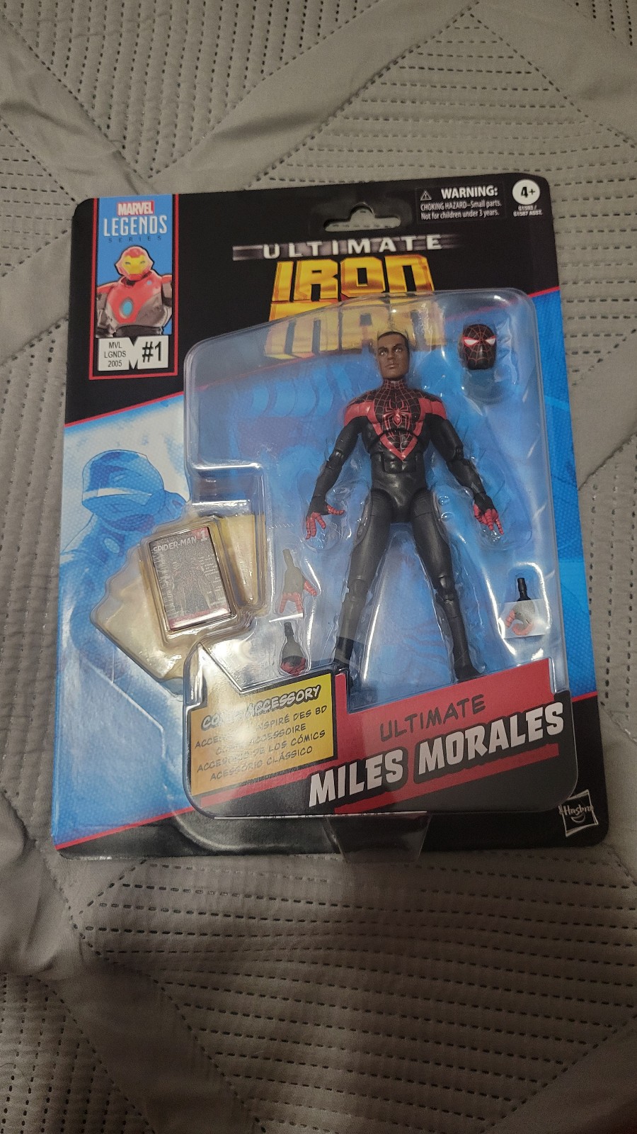 Hasbro's Marvel Legends Spider-man Ultimate Miles Morales FACTORY ERROR (RARE)