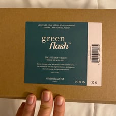 Green flash Manucurist non-toxic gel polish kit
