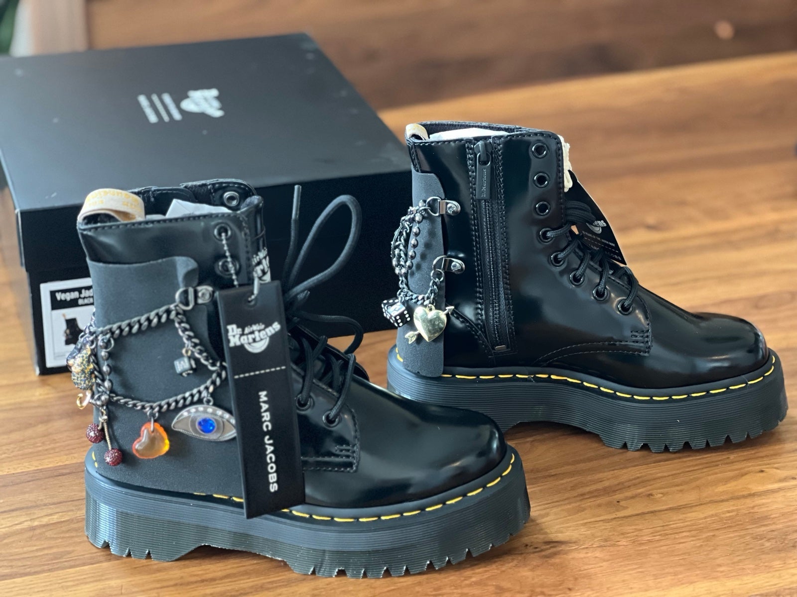 DR. MARTENS X MARC JACOBS CHARM JADON BOOTS!
