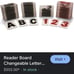 Outside reader board display removable letters numbers symbols complete kit
