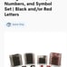 Outside reader board display removable letters numbers symbols complete kit