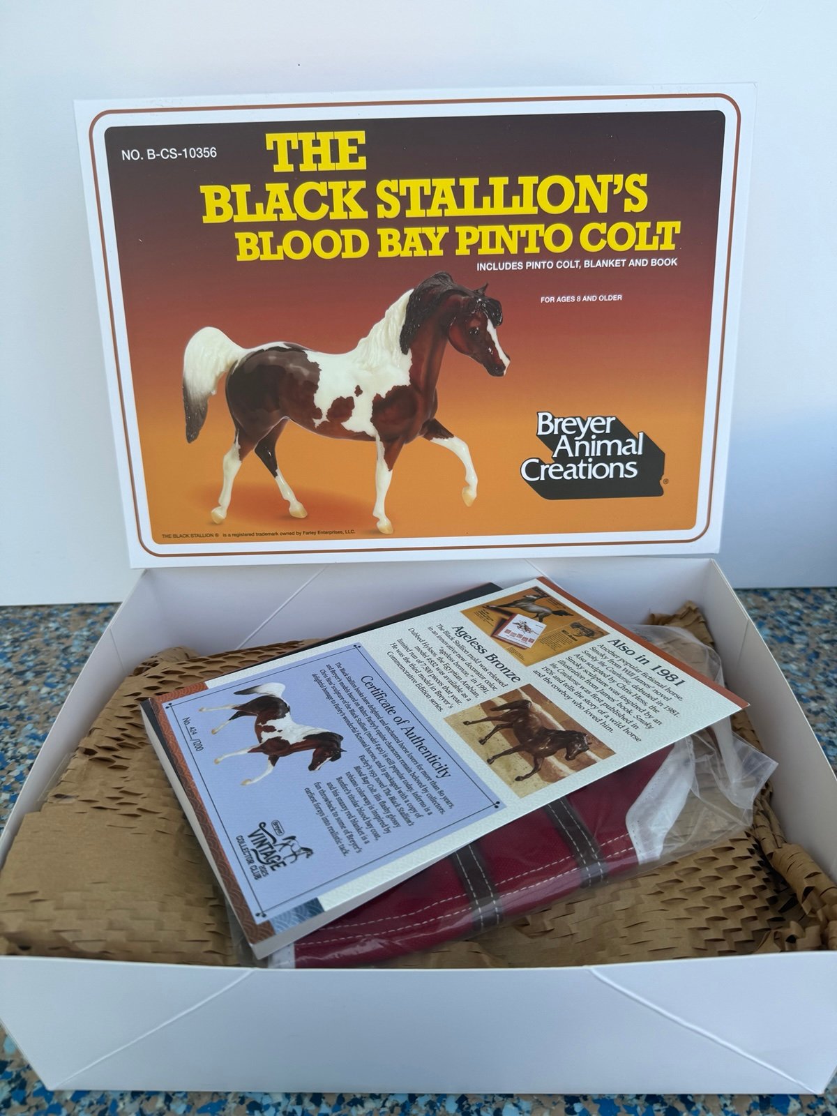 Breyer 2025 Vintage Club Inferno Glossy NIB - FREE SHIPPING (HI and AK excluded)