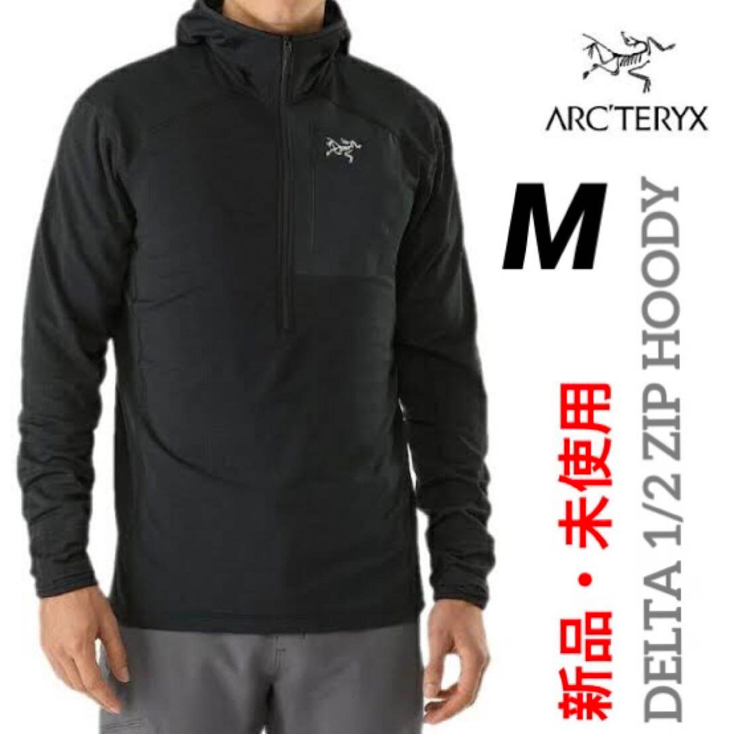 【New】Arc'teryx Delta 1/2 Zip Hoody Blk M