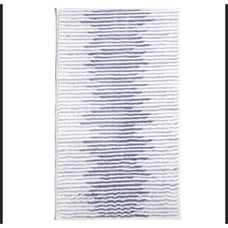 Hotel Collection Textured Stripe Cotton 22”x36” Bath Rug