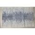 Hotel Collection Textured Stripe Cotton 22”x36” Bath Rug