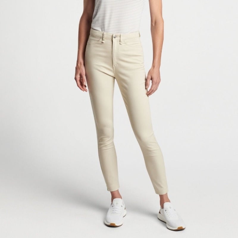 Peter Millar Karlie Stretch Sateen High Rise Trouser size 8 nwt