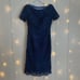 La Femme BeadedLace Cocktail Dress
