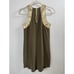 NWT Natacha et Vanessa Penelope Dress Mocha Mousse Metallic Gold Glam Designer S