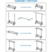Multi-functional Portable Garment Rack with 360° Wheels and Triple Storage Shelf