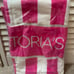 Victoria’s Secret Limited Edition Pink Striped Towel NWT RESERVED FOR S