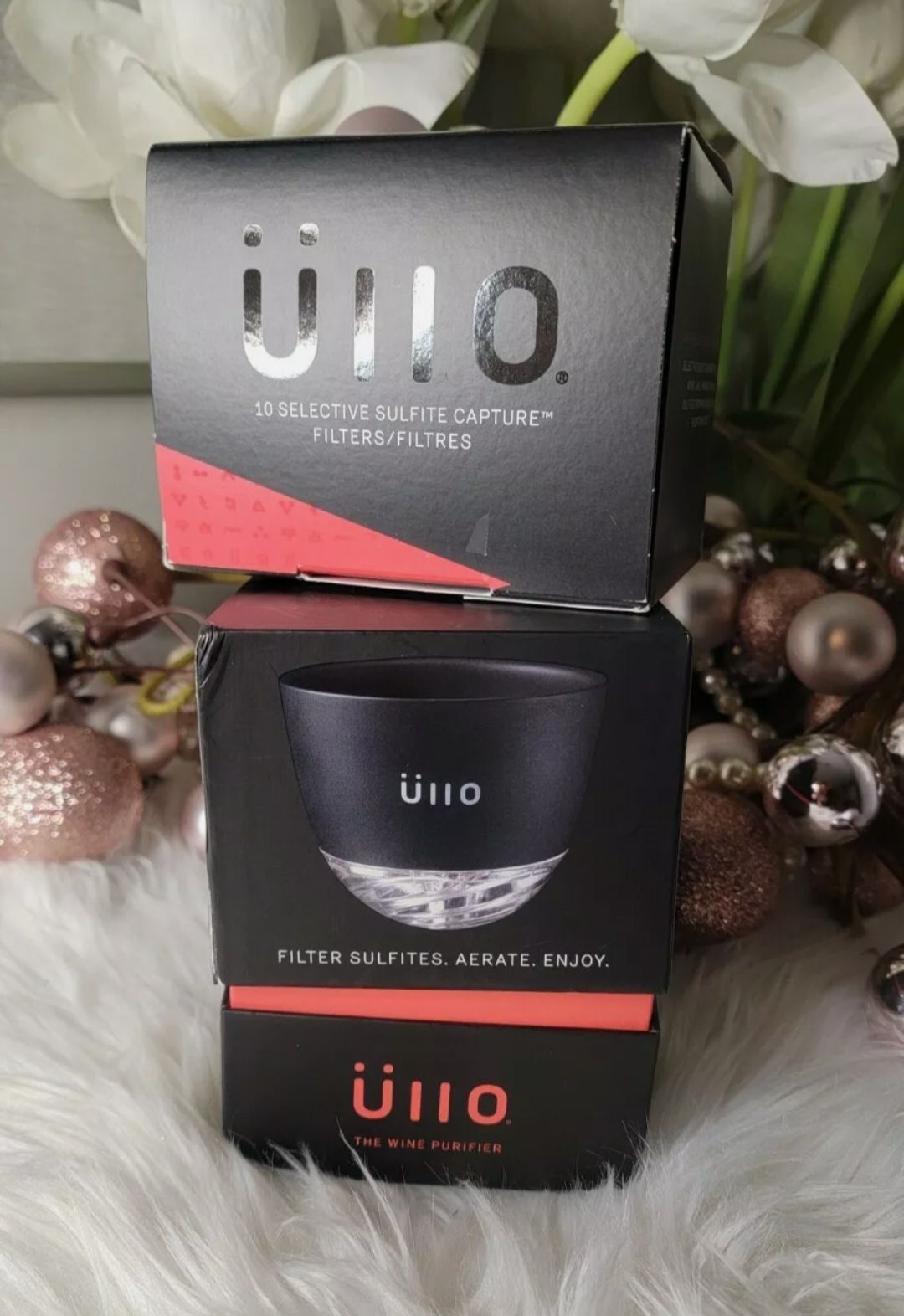 Ullo Wine Purifier with 4 Selective Sulfite Filters