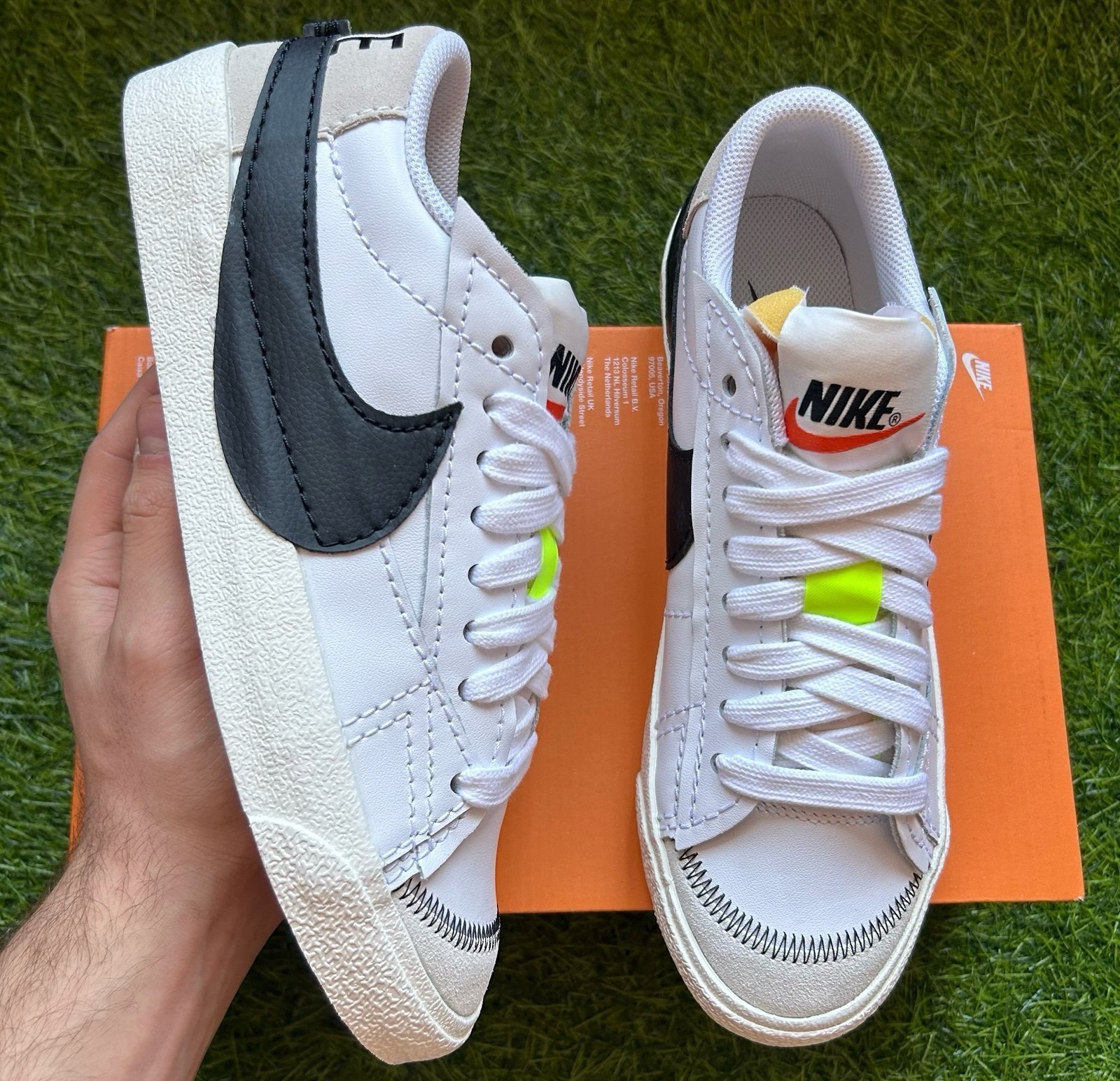 NEW Nike Blazer Low ‘77 Jumbo Black White Sail Women’s Size 10