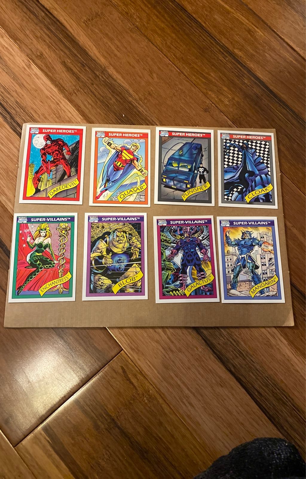 Marvel series one cards