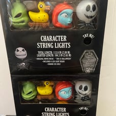 BRAND NEW- DISNEY- NIGHTMARE BEFORE CHRISTMAS STRING LIGHTS- SET OF TWO! HTF