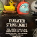BRAND NEW- DISNEY- NIGHTMARE BEFORE CHRISTMAS STRING LIGHTS- SET OF TWO! HTF