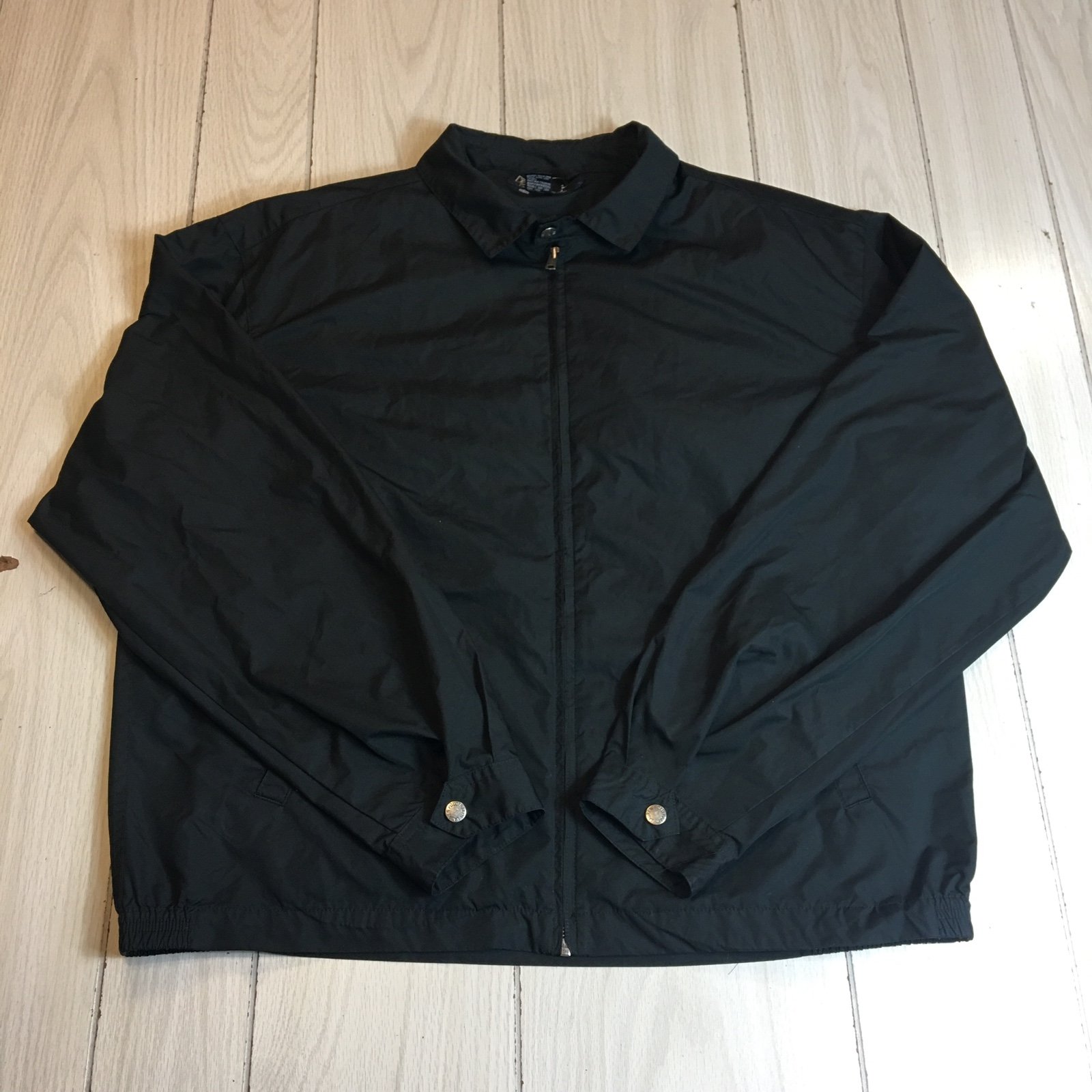 Polo Ralph Lauren Men's Black Lightweight Zip-Up Jacket xL