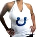 NFL All Sport Couture Indianapolis Colts V-Neck Halter Top -A