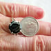 3.50ct 100% NATURAL BLACK DIAMOND RING *CERTIFICATE*F REE DIAMOND TESTER Size 10
