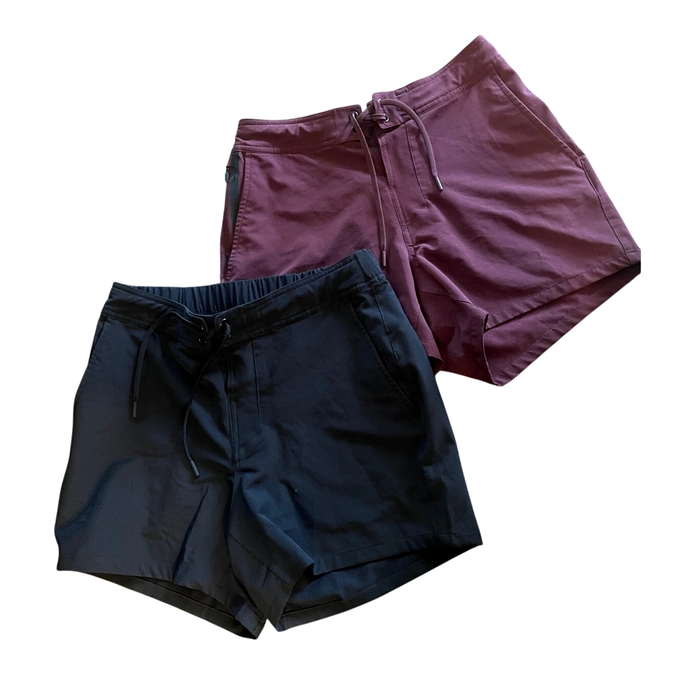 NEW! Lot of 2 Pairs Ten Thousand Mens S The Foundation Shorts Training Gym Black